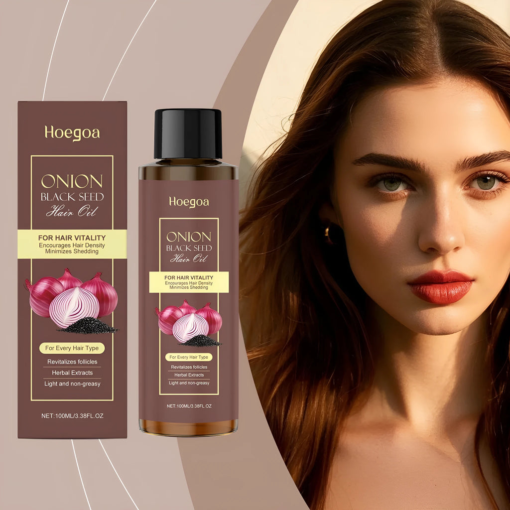 100ml hair essential oil bottle with application accessories for nourishing hair care