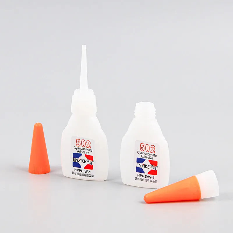 Shoe repair adhesive tube in 3g and 8g sizes for fixing leather, rubber and synthetic footwear