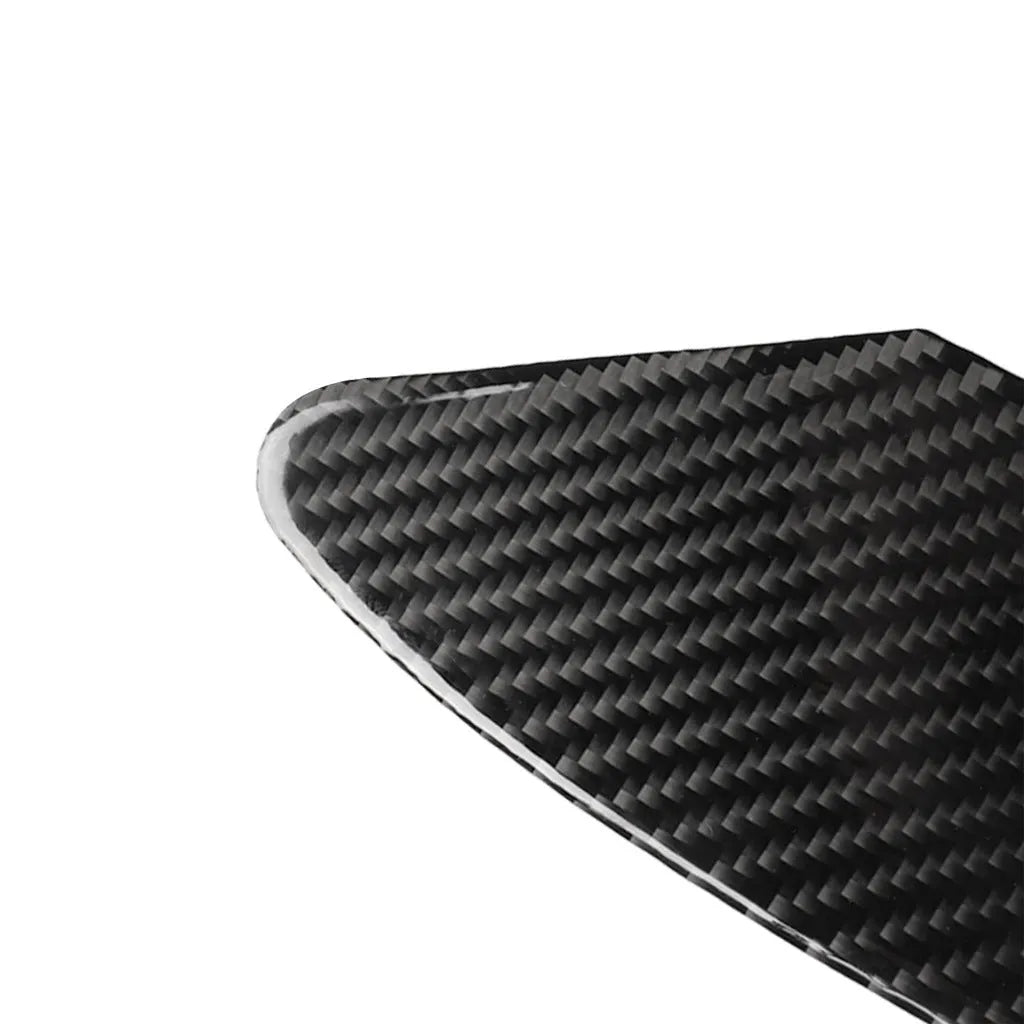Carbon fibre decorative sticker for USB charging port panel with 3M adhesive backing