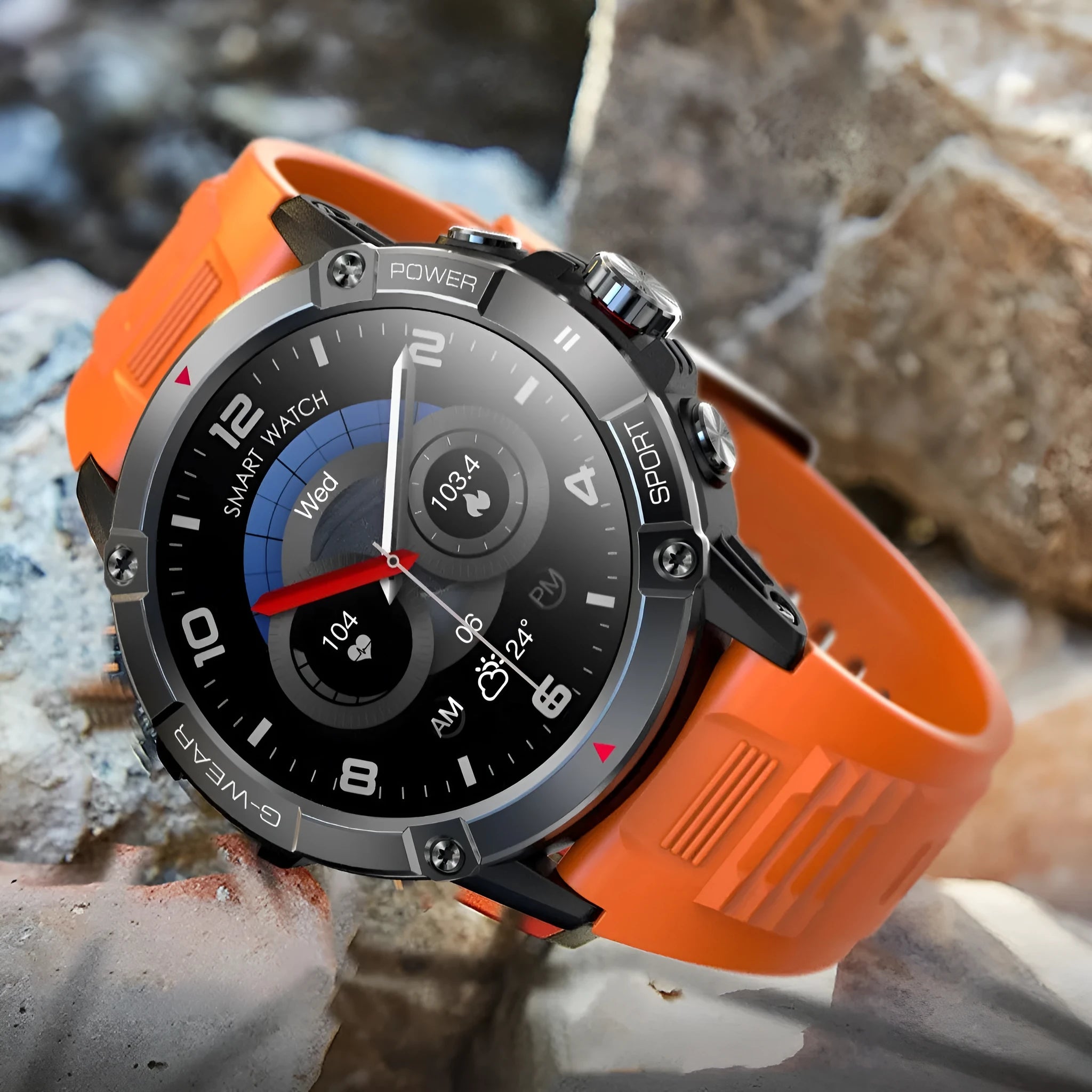 Bluetooth calling smart watch with TFT screen heart rate blood pressure oxygen monitoring sports bracelet black