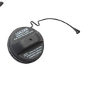 Black snap-on fuel tank cap replacement for Toyota vehicles petrol filler cover