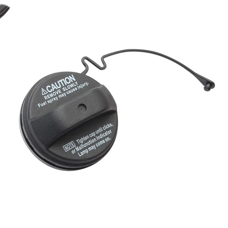 Black snap-on fuel tank cap replacement for Toyota vehicles petrol filler cover