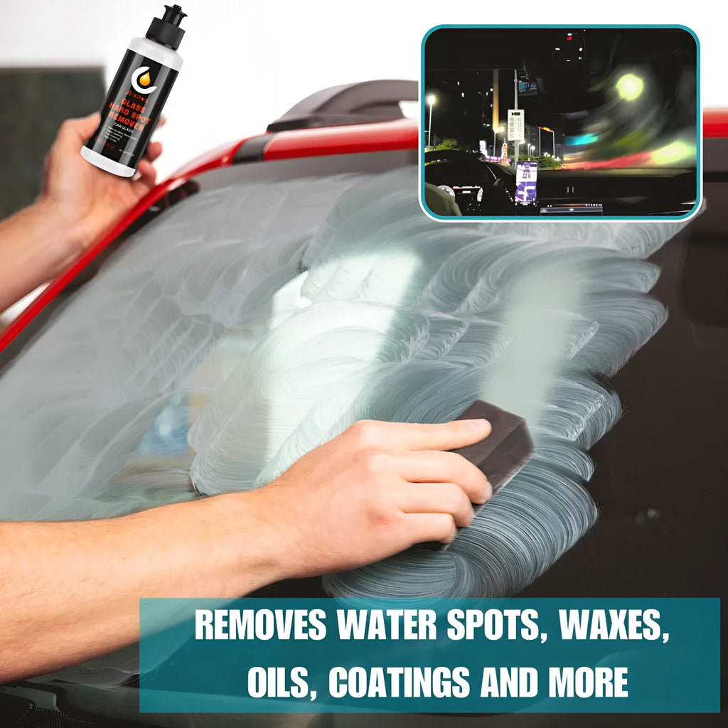 Glass oil film remover cleaning cream paste container in 50ml, 100ml, or 200ml size for car windows