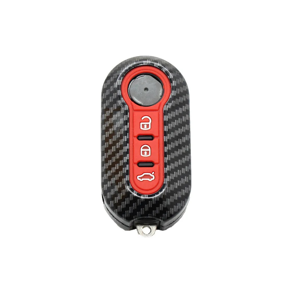 Black ABS plastic key shell case for Fiat 500 Boyue Ottimo Viaggio remote key