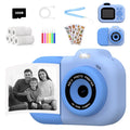 Children's digital camera in blue, pink or purple with video recording and gaming functions