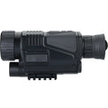 Black infrared digital night vision telescope with 40mm lens, rubber grip, and storage bag.