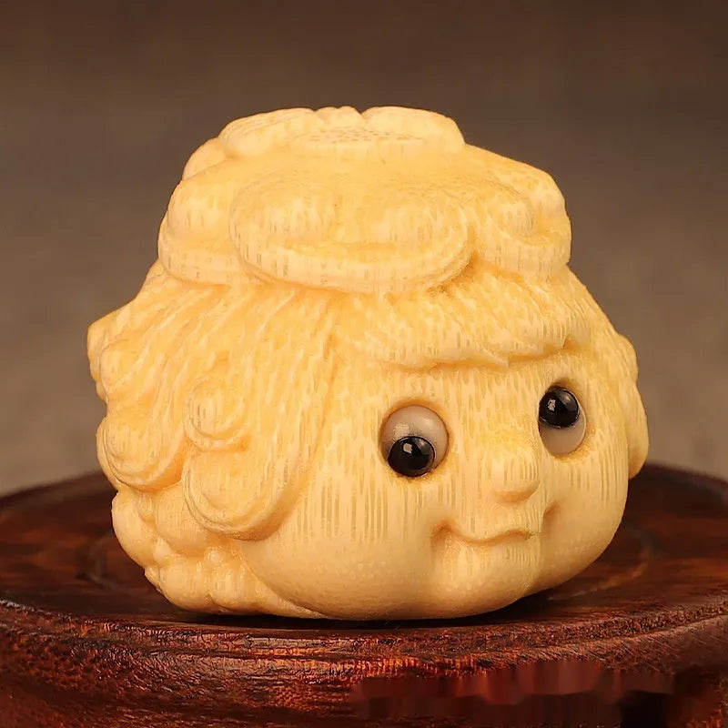 Golden toad princess bamboo ornament for Children's Day decoration