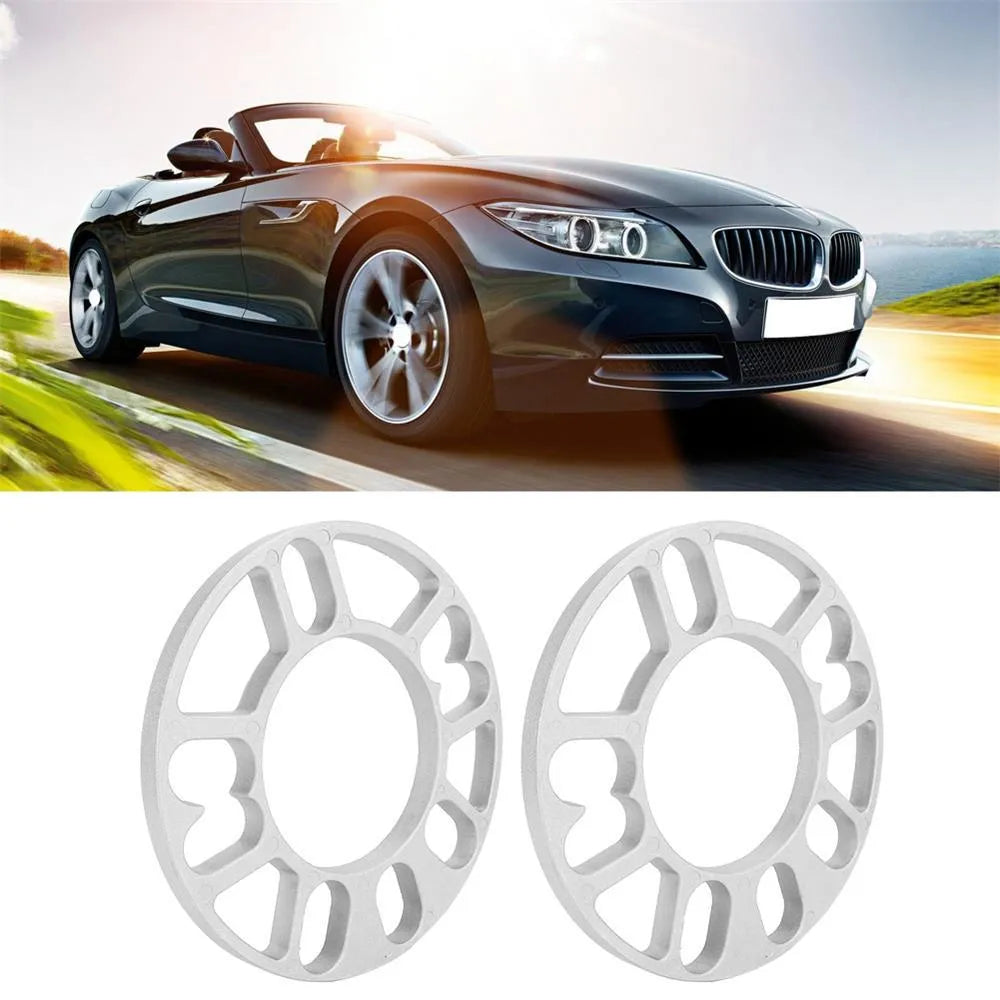 Universal automotive wheel hub widening gasket spacer in 3mm 5mm 8mm 10mm thicknesses.