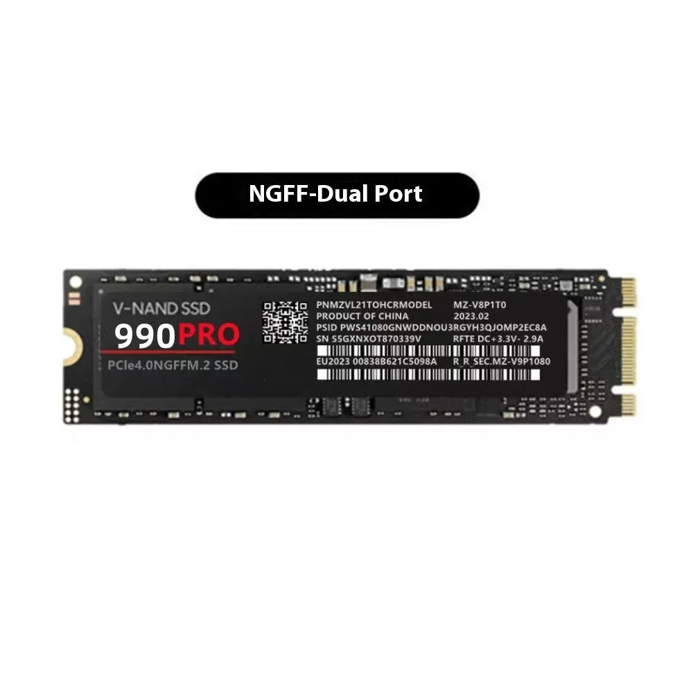 PCI-E NVMe 990pro solid state drive 2280 size 3.8mm thickness for home use