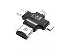Cross Card Reader four-in-one mobile phone card reader USB 2.0 external device black