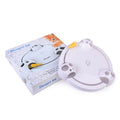 Electric cat toy wheel white automatic turntable with mouse attachment