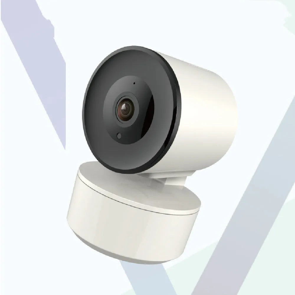Smart WiFi PTZ security camera with pan-tilt functionality for indoor monitoring