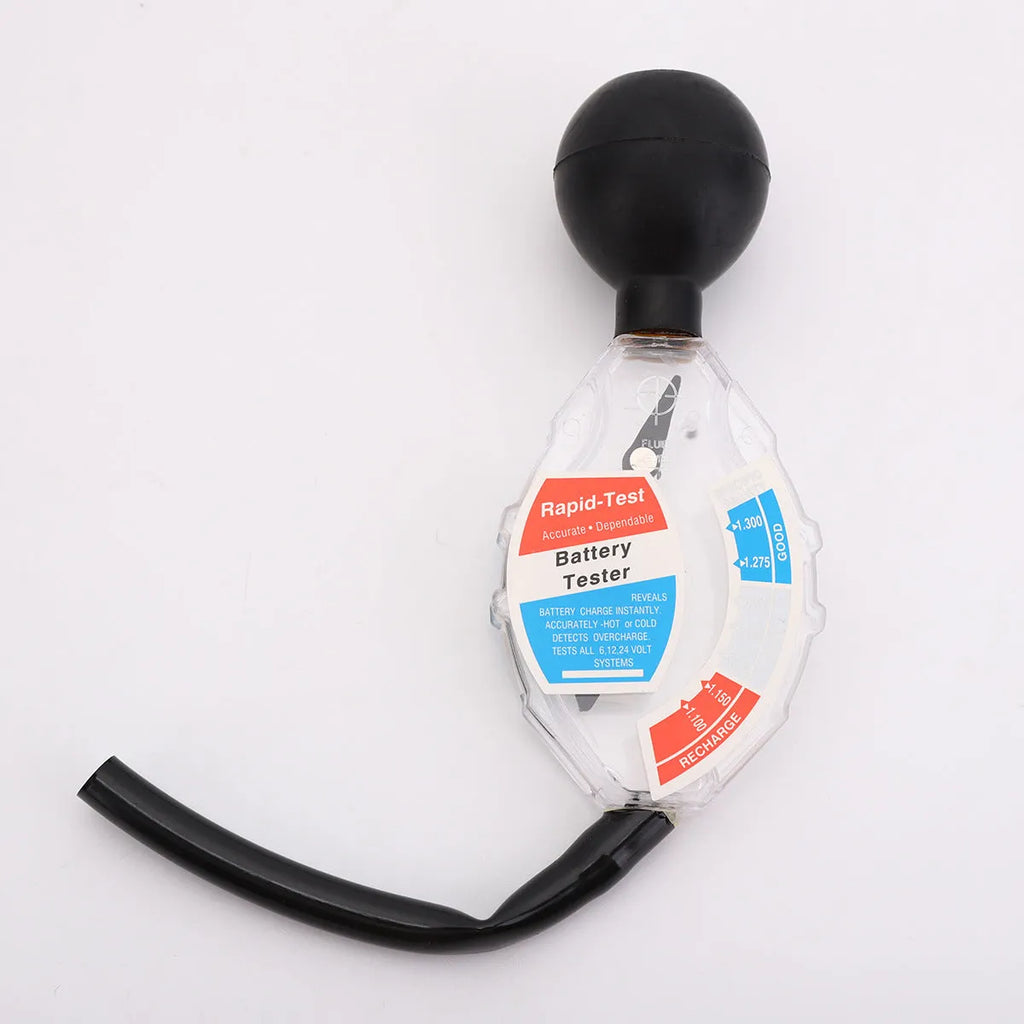 ABS plastic battery electrolyte hydrometer with suction mechanism for testing specific gravity