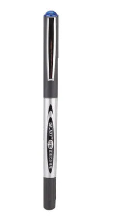 Water-based quick-drying signature pen with 0.5mm extra-fine plastic tip in four ink colours.