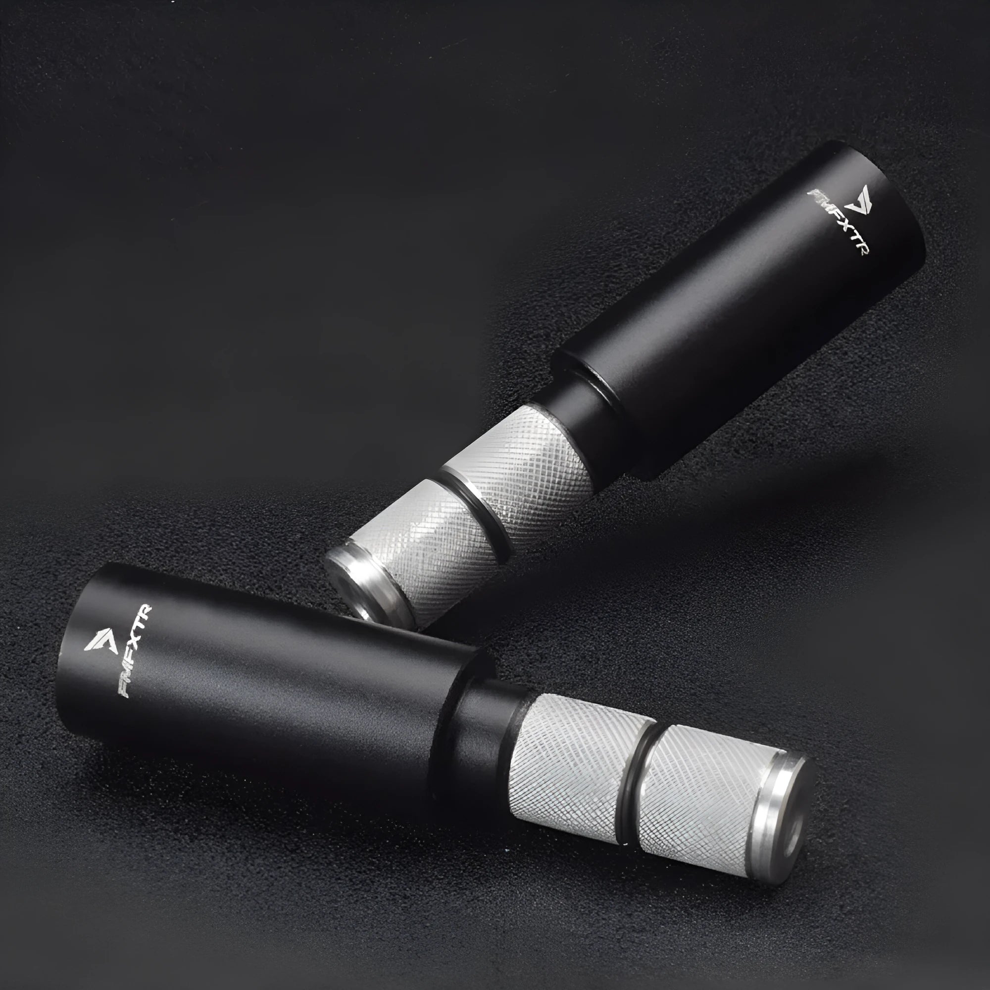 Aluminium alloy bicycle handlebar extension rods showing 15-20mm adjustment range
