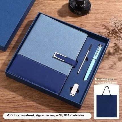A5 notebook with soft PU leather cover and wood-free paper pages in multiple colour options