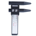 Plastic electronic digital caliper for measuring hole distances on wheel hubs