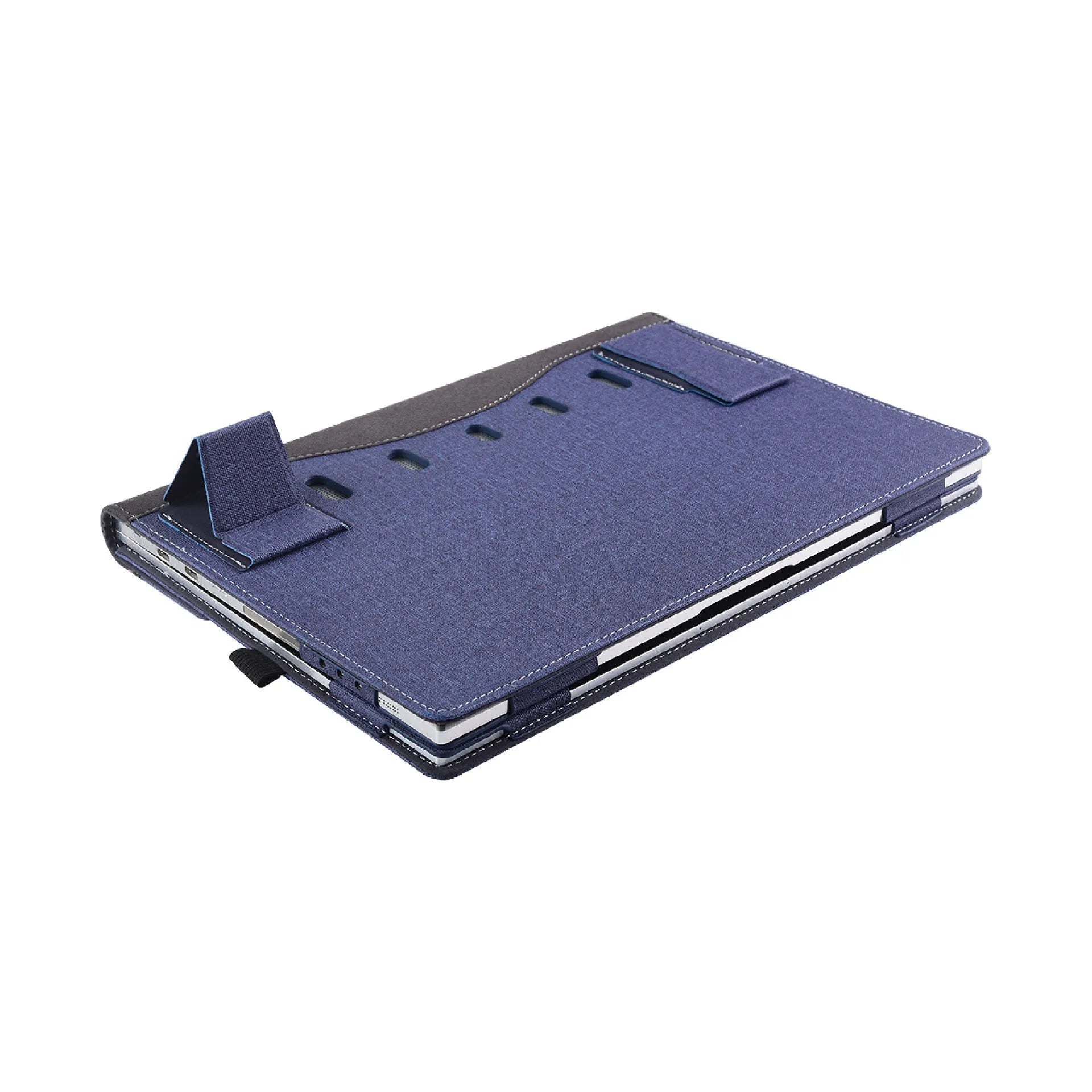 Black imitation leather protective sleeve for Microsoft Laptop Bag with Chinese-style design