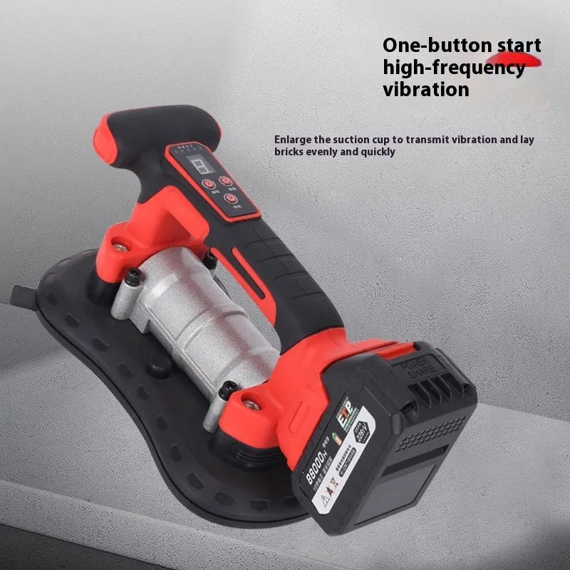 21V battery-operated tile laying machine with automatic pasting function for tiles up to 200cm