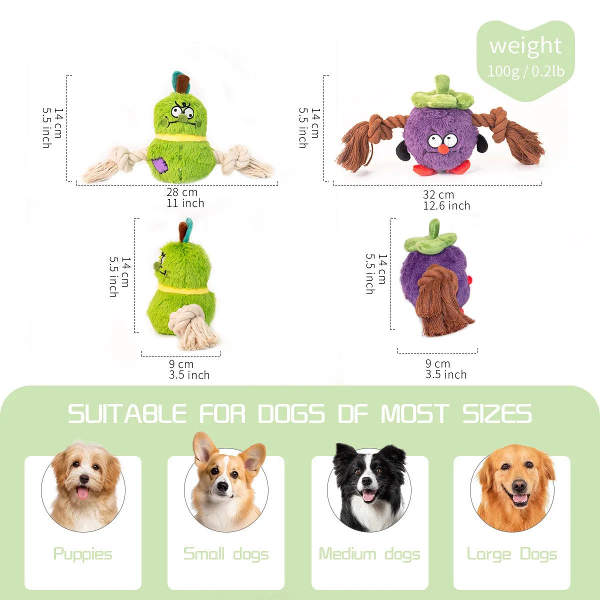 Interactive plush rope knot dog toy for tug of war games with bite-resistant design