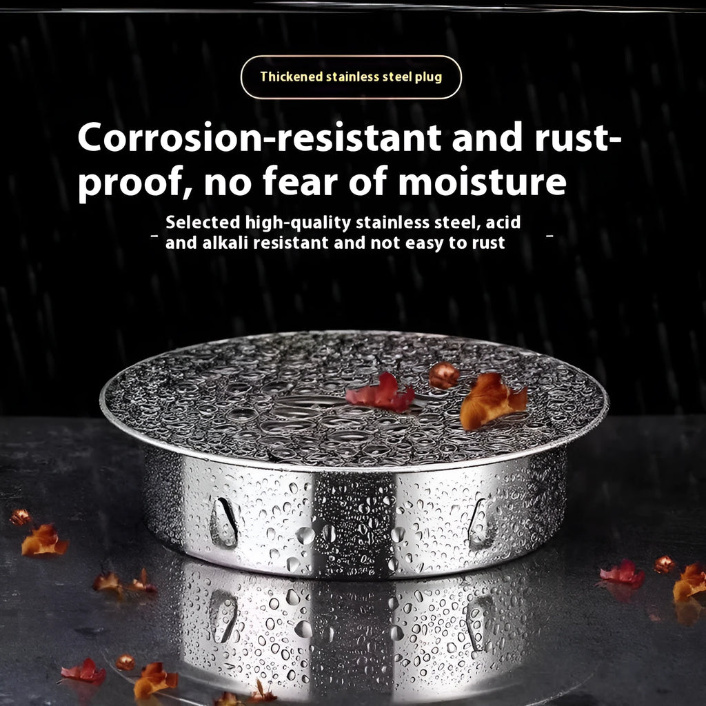 Stainless steel deodorant floor drain seal cover with modern design