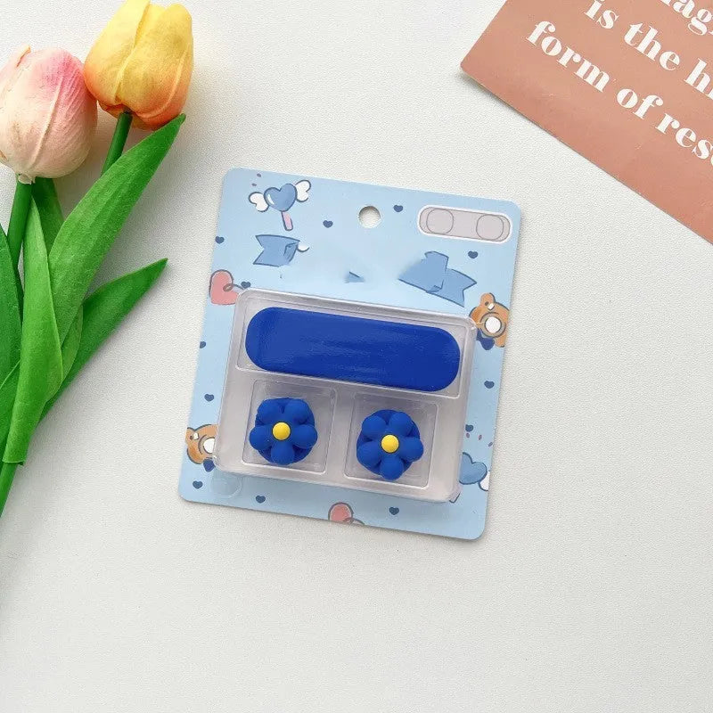 Colourful cartoon plastic cable fixer for desktop magnetic hubs with USB cable organisation