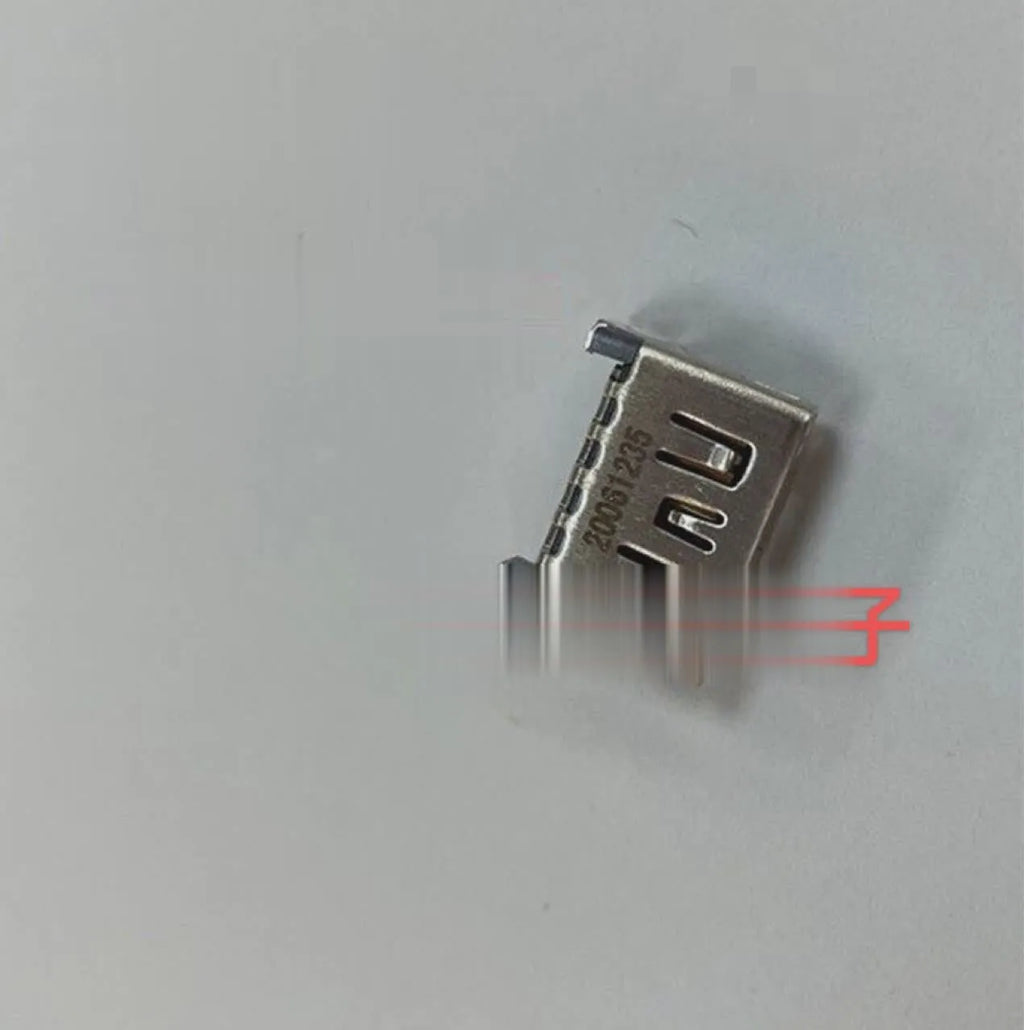 Silver HDMI interface host socket connector for gaming console port replacement