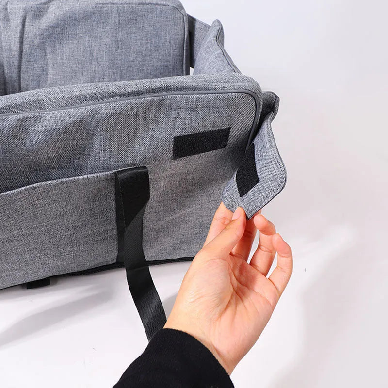 Outdoor cloth pet kennel for dogs in four colour options including grey mesh design