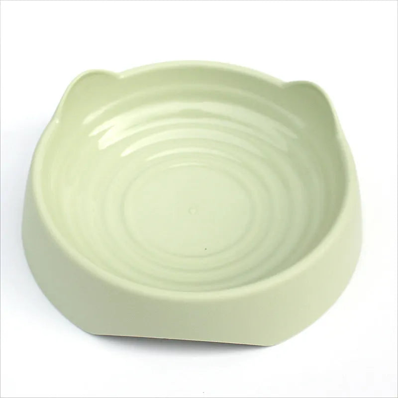 Ceramic dog slow feeder puzzle bowl in blue colour showing maze pattern design