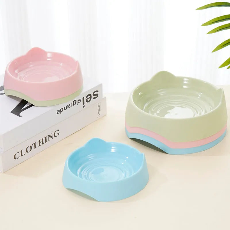Ceramic dog slow feeder puzzle bowl in blue colour showing maze pattern design