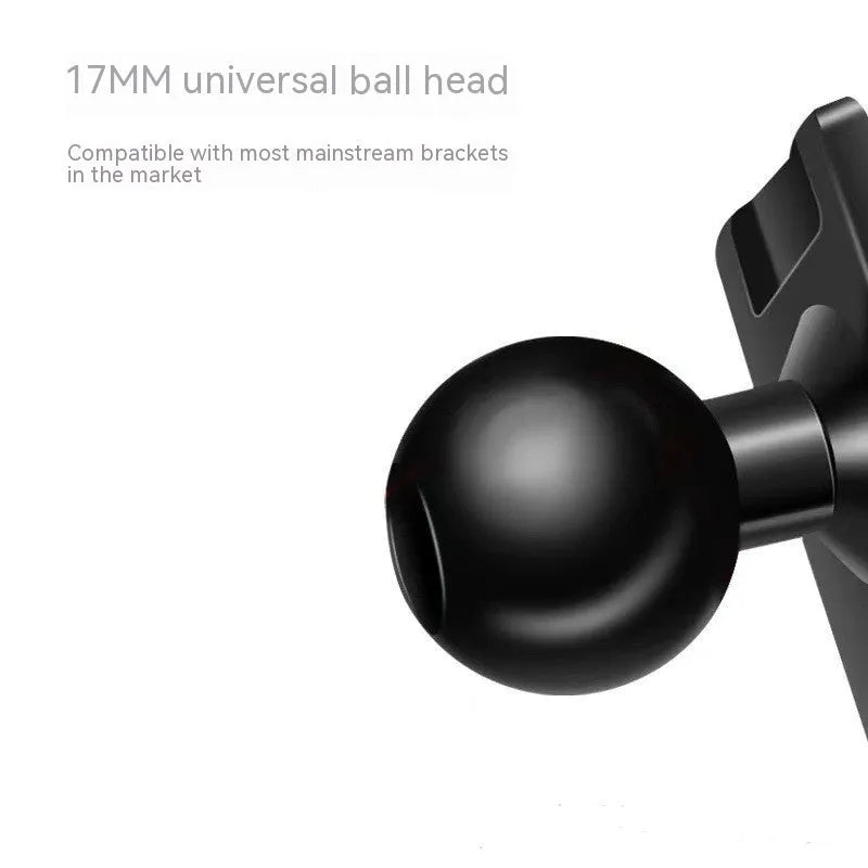 Black snap-on mobile phone bracket for Goodway dashboard with 360 rotation base