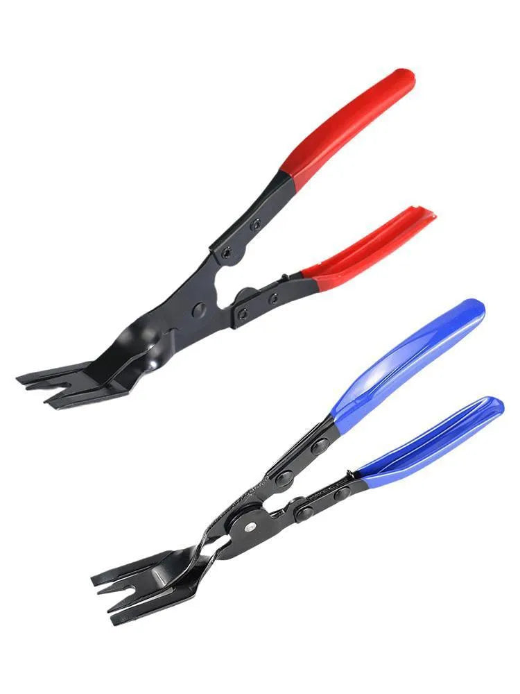 Blue steel car universal disassembly separator pliers with 240mm length for removing door panels and trim clamps
