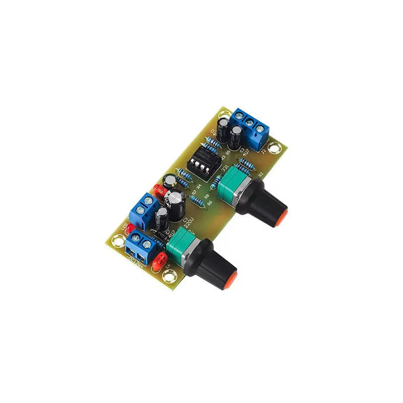 Single power supply front stage board 78x32mm with super dynamic bass boost and FR-4 PCB
