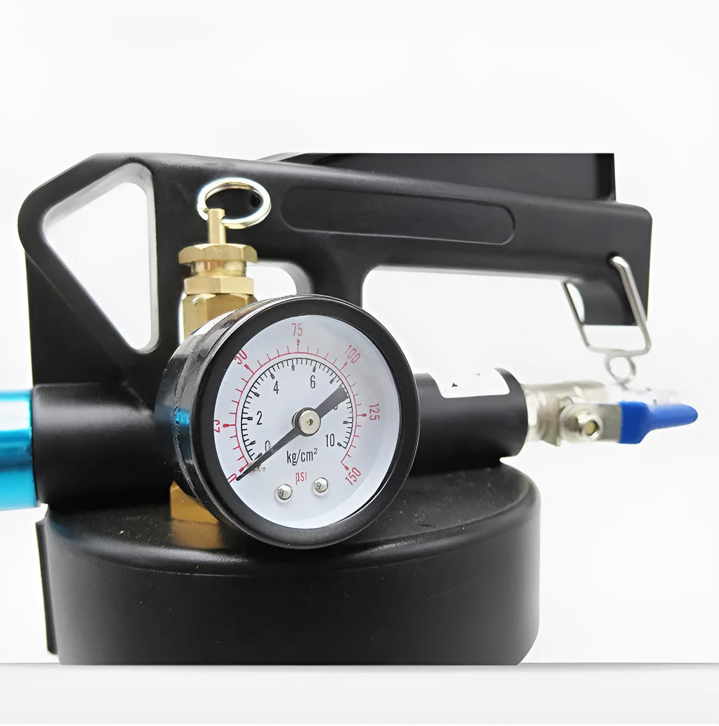 Pneumatic automatic transmission oil changer with 10L or 6L tank and 220W power unit for garage fluid exchange.