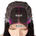Real human hair lace front wig in Ruili style on a mannequin head, showing lace cap detail.