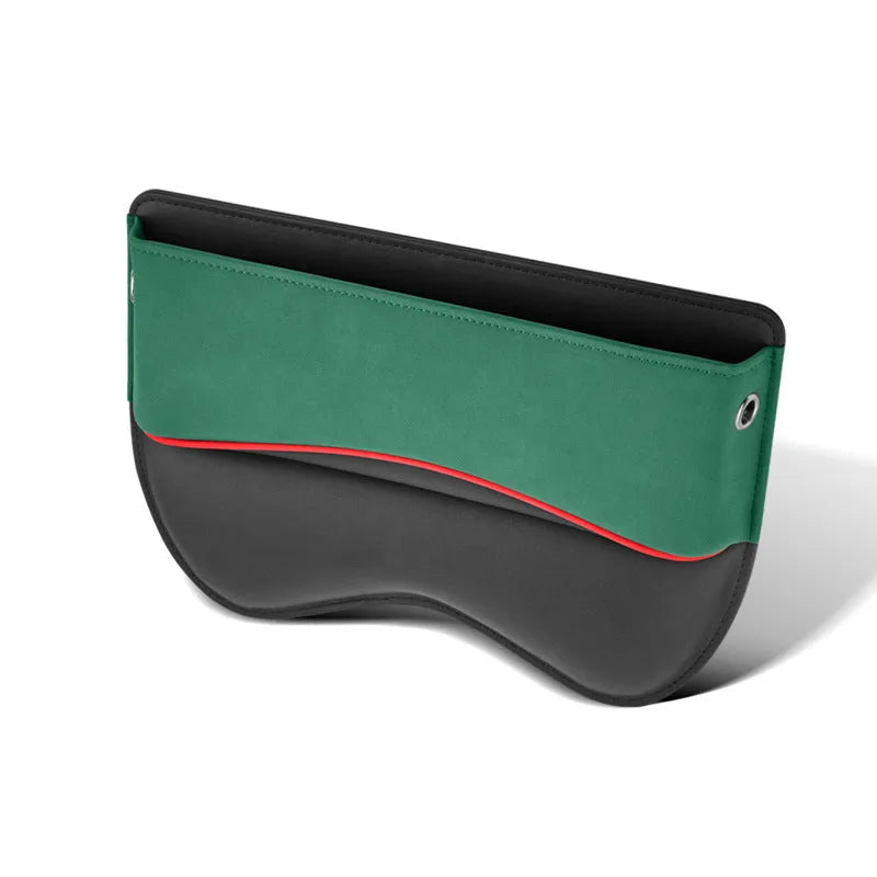 Leather car seat storage box organiser in multiple colour options