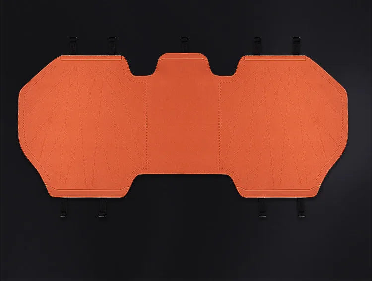 Tailored leather ultra thin fur car seat cover shown in one of six colour options.