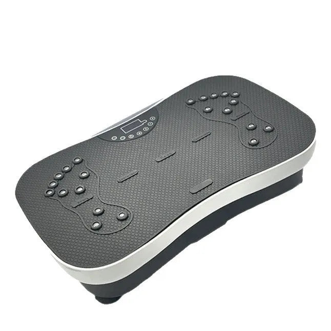 Black or pink fitness power plate with remote control and Bluetooth connectivity