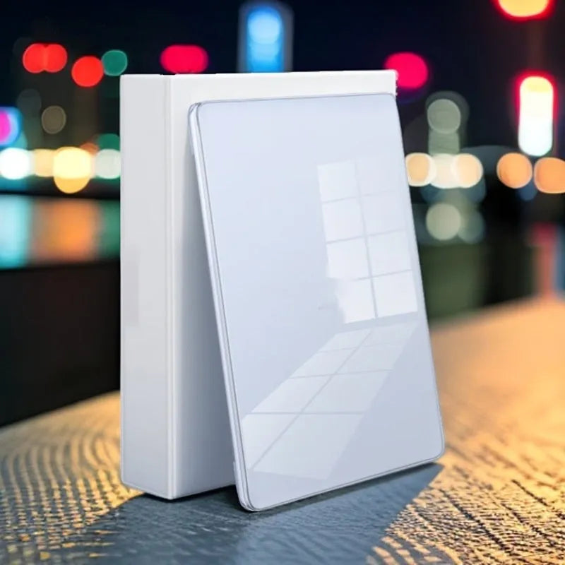 Transparent plastic protective shell for MacBook Air and MacBook Pro laptops on a table