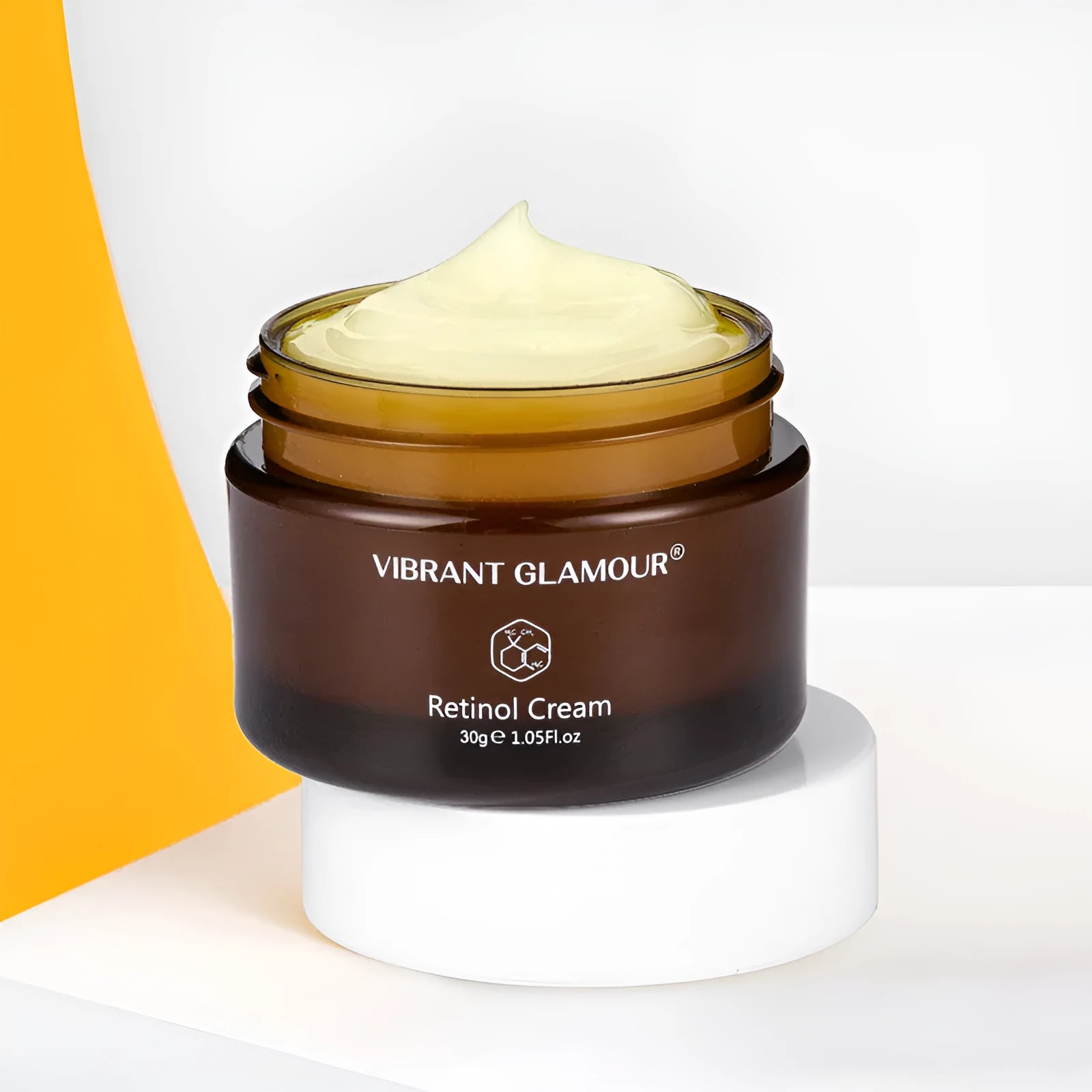 30g bottle of retinol facial serum for reducing dry lines and fine lines