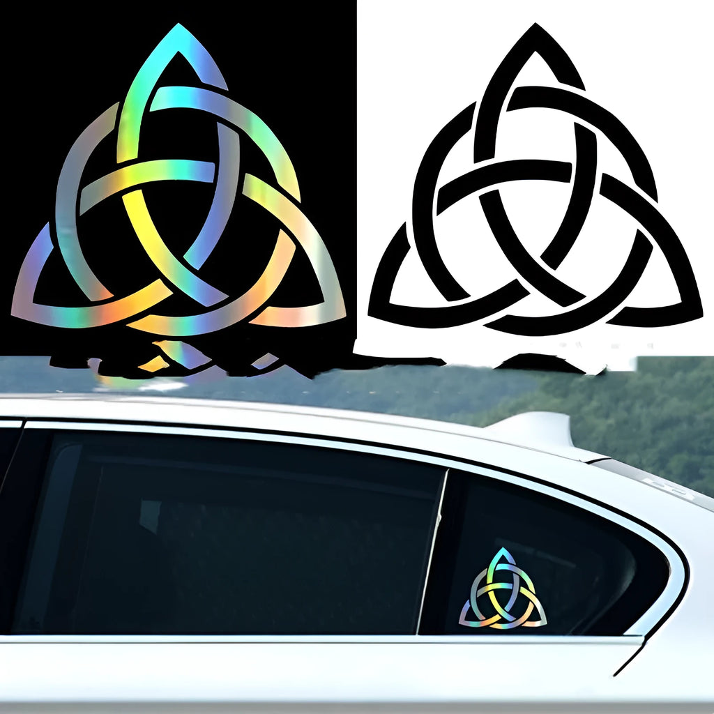 Waterproof automobile sticker decal set for car body decoration in black, white and laser colours