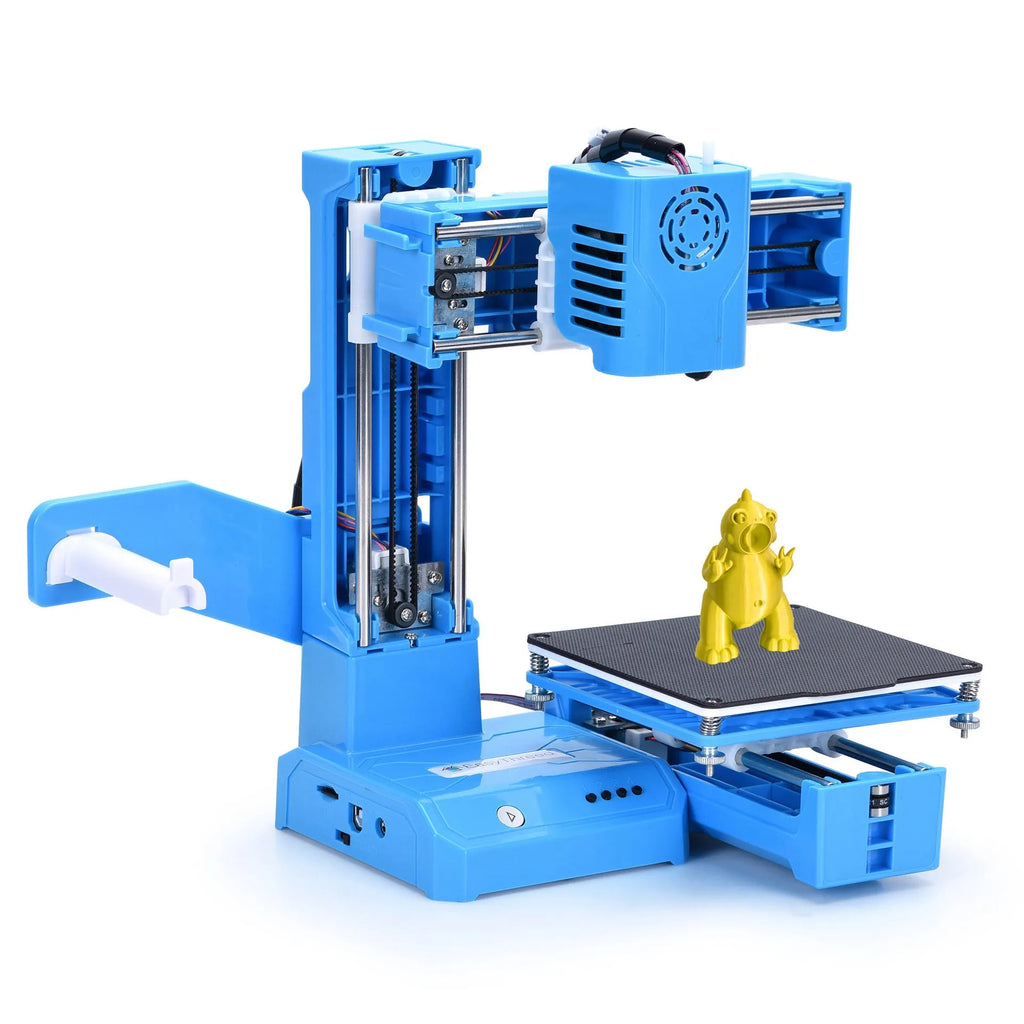 K9 New Mini 3D Printer with 100x100mm build area and 0.4mm nozzle for PLA filament printing