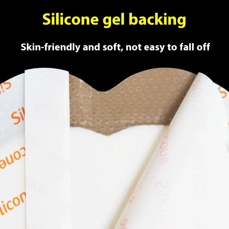 Large skin colour silicone gel foam bedsore dressing for pressure ulcer prevention