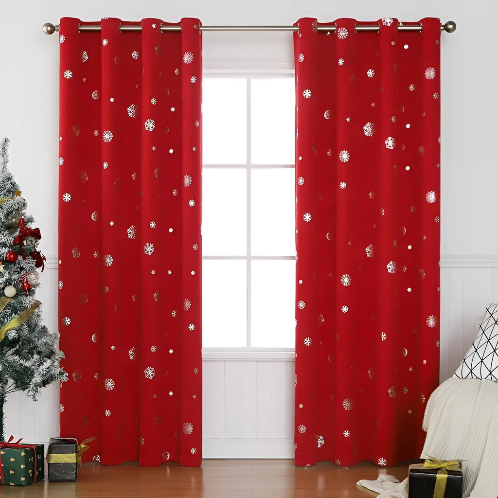 Hole-free snowflake pattern shade cloth curtain in polyester fabric showing high shading properties