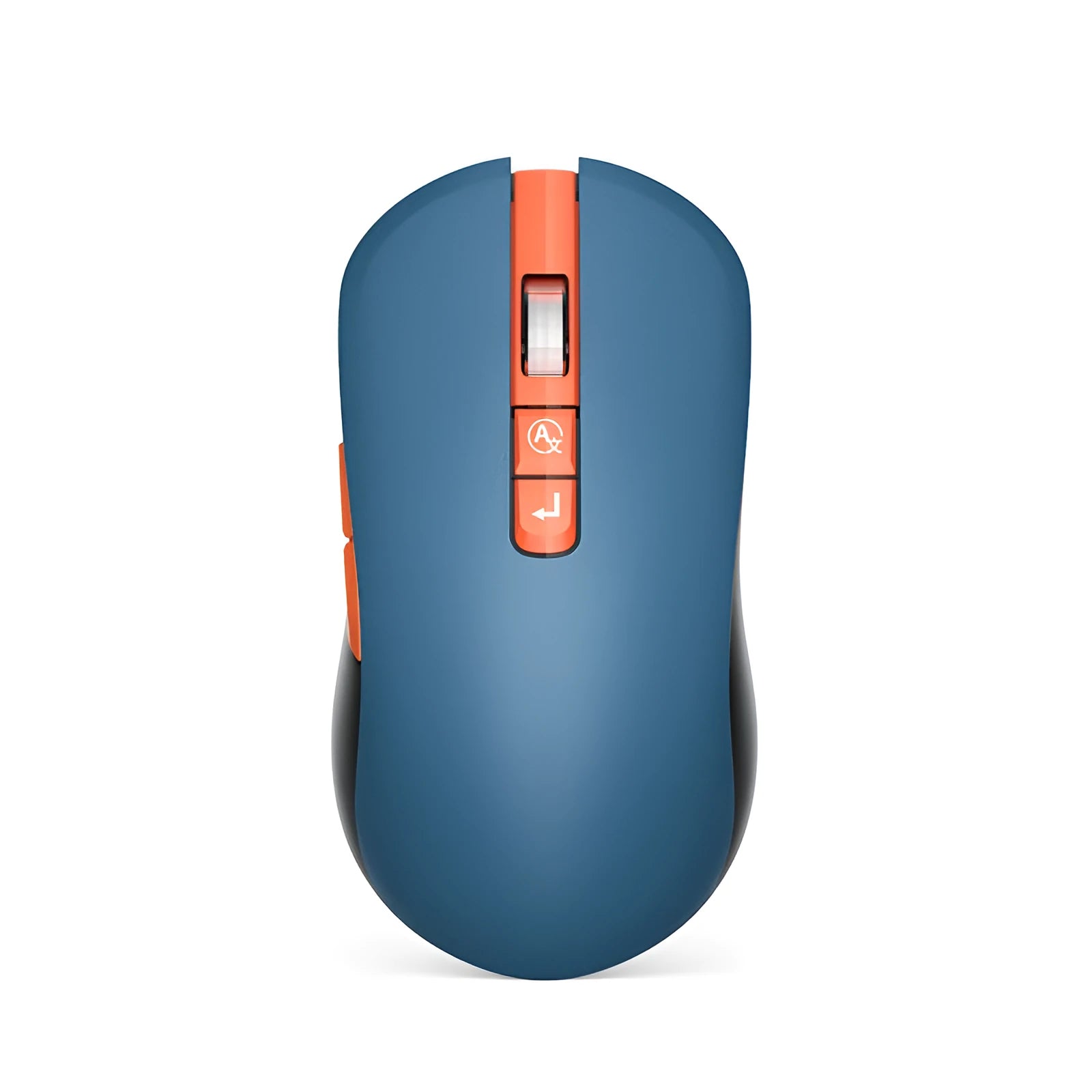 IFLYTEK wireless voice translation gaming mouse with seven buttons on a desk next to a laptop.
