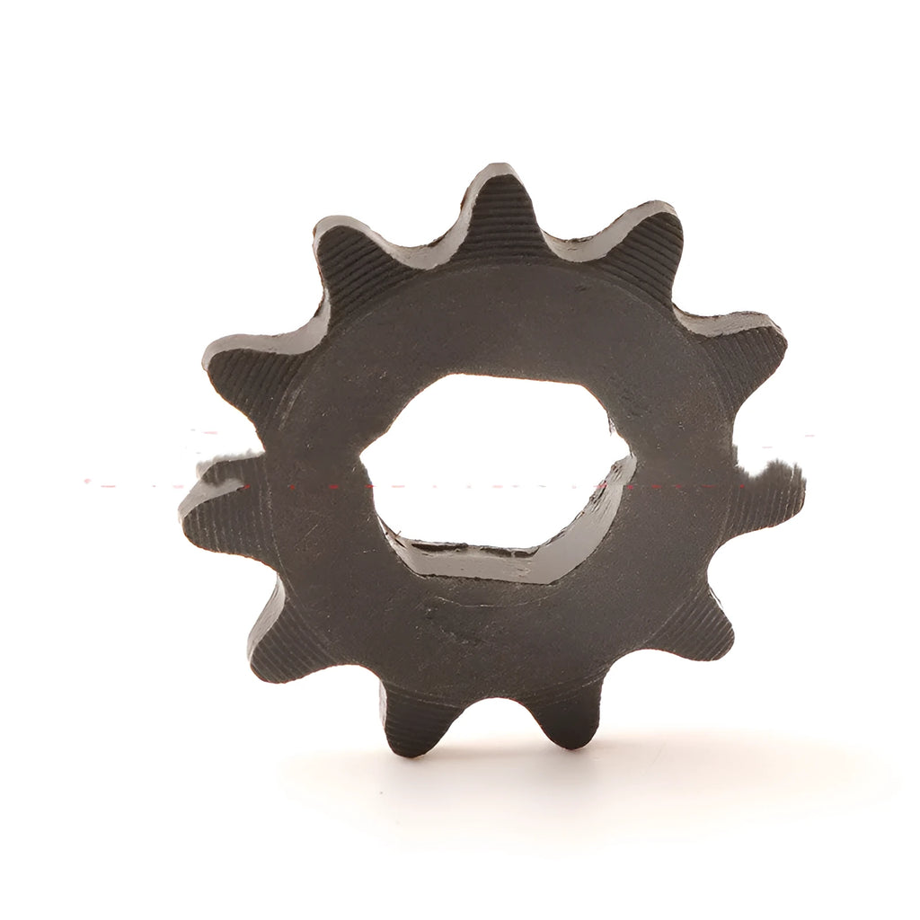 Cast iron non-circular 11-gear for motorcycle 25hT8F chain reduction system replacement