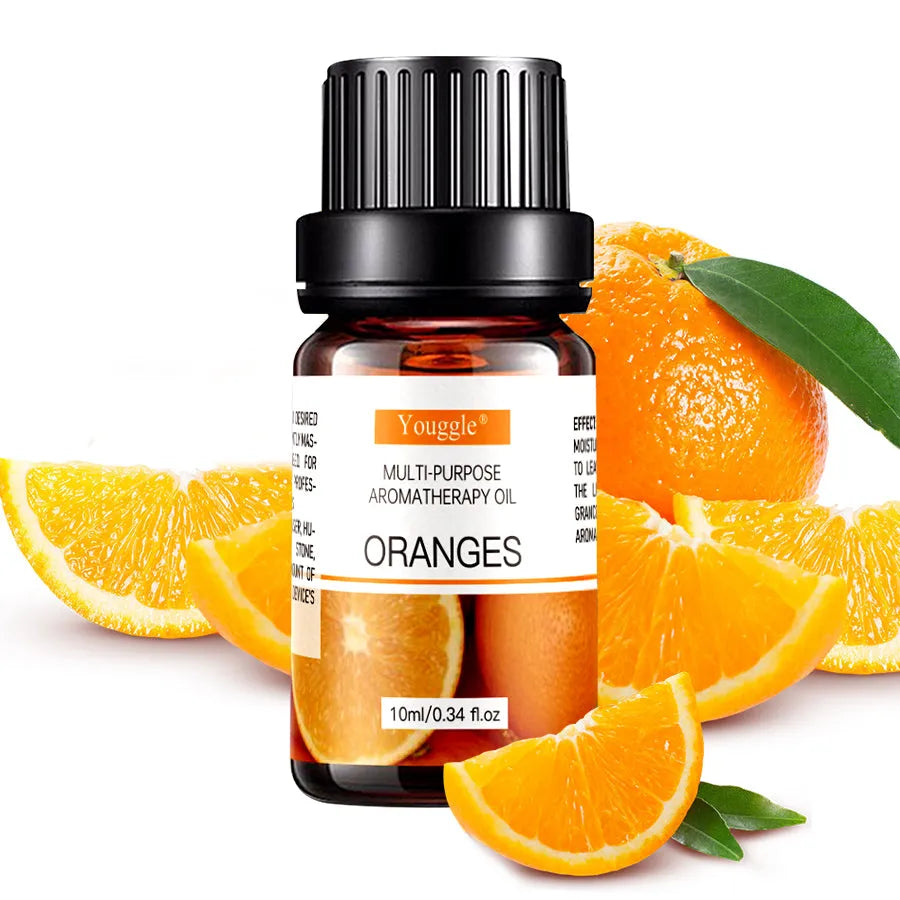 10ml lavender perfume oil in glass bottle with brush top applicator