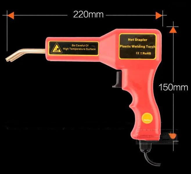 CR-307 plastic repair welding gun with LED light for car bumper body fusion