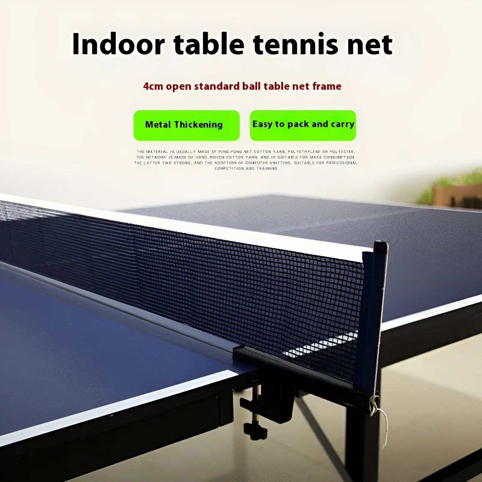 Table tennis universal large clip thickened set for indoor open grid tables
