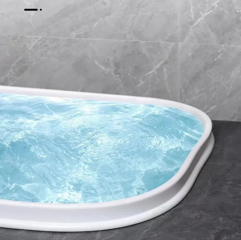 Flexible silicone bathroom water blocking strip in black colour for shower room waterproofing